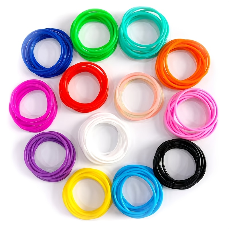 5pcs Random Color Fluorescent Luminous Bracelets
